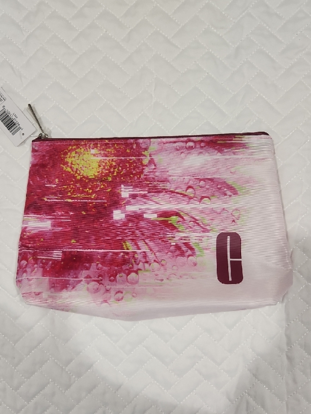 Clinique Cosmetic Pouch Set - Colorful Patterned Makeup Bags (Lot Of 7) NEW - Picture 3 of 9